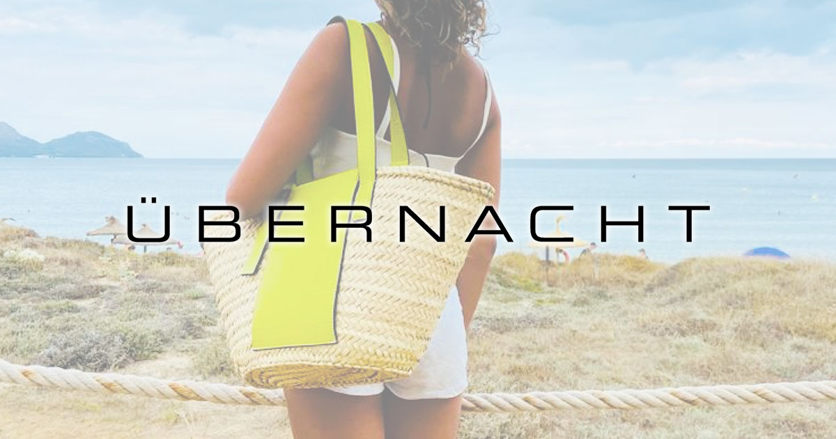 ÜBERNACHT | Designer lifestyle basket bags, handmade in Mallorca